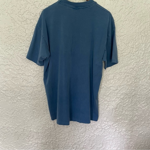 Vintage Single Stitch Anvil Tag Savannah Graphic Unisex T-Shirt Size XL Blue - Picture 5 of 6